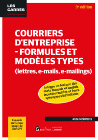Couverture du livre : Courriers d&rsquo;entreprise – Formules et modèles types (lettres, e-mails, e-mailings) – 9782297264976 - sur www.promoculture.lu