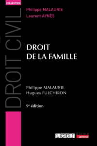 Couverture du livre : Droit de la famille – 9782275152493 - sur www.promoculture.lu