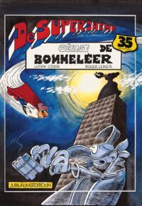 Couverture du livre : De Superjhemp géint de Bommeleeër (Jubiläumséditioun) – 9782919892532 - sur www.promoculture.lu