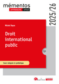Couverture du livre : Droit international public – 9782297283953 - sur www.promoculture.lu
