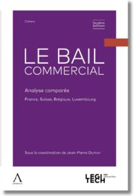 Couverture du livre : Le bail commercial – 2e édition – 9782919826285 - sur www.promoculture.lu