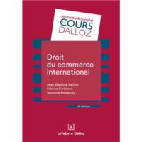 Couverture du livre : Droit du commerce international – 9782247202300 - sur www.promoculture.lu