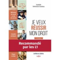 Couverture du livre : Je veux réussir mon droit – 9782247230839 - sur www.promoculture.lu