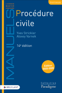 Couverture du livre : Procédure civile – 9782802775010 - sur www.promoculture.lu