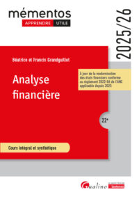 Couverture du livre : Analyse financière – 9782297286527 - sur www.promoculture.lu