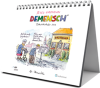 Couverture du livre : Demensch. Postkartenkalender 2026 – 9783988001665 - sur www.promoculture.lu