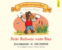 Couverture du livre : Dräi Bréiwer vum Bier – 9782919822324 - sur www.promoculture.lu