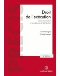 Couverture du livre : Droit de l’exécution – 9782247231805 - sur www.promoculture.lu