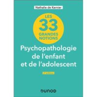 Couverture du livre : Les 33 grandes notions de psychopathologie de l&rsquo;enfant et de l&rsquo;adolescent – 9782100871681 - sur www.promoculture.lu