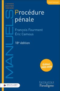 Couverture du livre : Procédure pénale – 9782802776093 - sur www.promoculture.lu