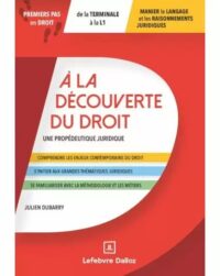 Couverture du livre : À la découverte du droit – 9782247237845 - sur www.promoculture.lu