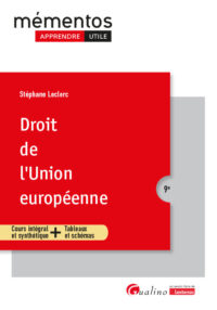 Couverture du livre : Droit de l’Union européenne – 9782297259699 - sur www.promoculture.lu