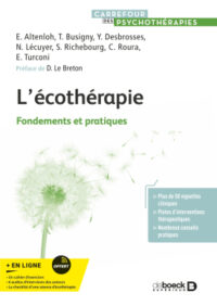 Couverture du livre : L&rsquo;écotherapie – 9782807367500 - sur www.promoculture.lu