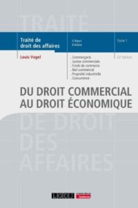 Couverture du livre : Du droit commercial au droit économique – 9782275162492 - sur www.promoculture.lu