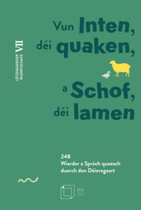 Couverture du livre : Vun Inten, déi quaken, a Schof, déi lamen – 9782919964475 - sur www.promoculture.lu