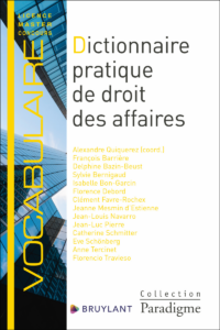 Couverture du livre : Dictionnaire pratique de droit des affaires – 9782390133681 - sur www.promoculture.lu