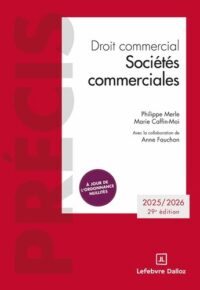 Couverture du livre : Droit commercial. Sociétés commerciales 2025-2026 – 9782247240883 - sur www.promoculture.lu