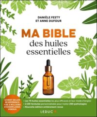 Couverture du livre : Ma bible des huiles essentielles – 9791028534424 - sur www.promoculture.lu