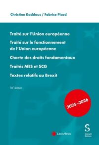Couverture du livre : Traité sur l&rsquo;Union européenne 2025-2026 – 9782711043408 - sur www.promoculture.lu