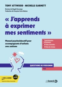 Couverture du livre : J&rsquo;apprends à exprimer mes sentiments – 9782807365872 - sur www.promoculture.lu