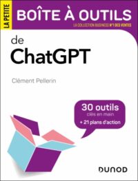 Couverture du livre : La petite boîte à outils de ChatGPT – 9782100884209 - sur www.promoculture.lu