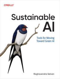 Couverture du livre : Sustainable AI – 9781098155513 - sur www.promoculture.lu