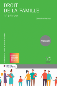 Couverture du livre : Droit de la famille – 9782807951990 - sur www.promoculture.lu