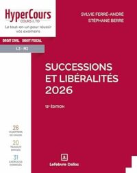 Couverture du livre : Successions et libéralités 2026 – 9782247248490 - sur www.promoculture.lu