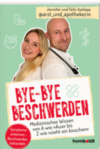 Couverture du livre : Bye-bye Beschwerden – 9783842632028 - sur www.promoculture.lu