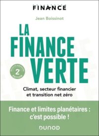 Couverture du livre : La finance verte – 9782100882847 - sur www.promoculture.lu