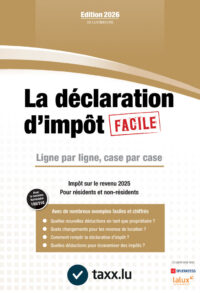 Couverture du livre : La déclaration d&rsquo;impôt 2026 facile – 9782919892686 - sur www.promoculture.lu