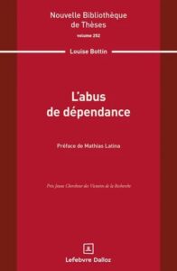 Couverture du livre : L&rsquo;abus de dépendance – 9782247247295 - sur www.promoculture.lu