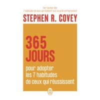 Couverture du livre : 365 jours pour adopter les 7 habitudes de ceux qui réussissent – 9782290429372 - sur www.promoculture.lu
