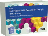 Couverture du livre : 80 Hypothesen für Systemische Therapie und Beratung – 4019172102449 - sur www.promoculture.lu