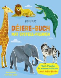 Couverture du livre : Déiere-Buch mat Opstell-Figuren – 9782919781768 - sur www.promoculture.lu
