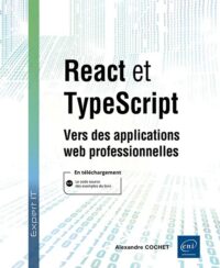 Couverture du livre : React et TypeScript – 9782409053573 - sur www.promoculture.lu
