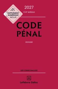 Couverture du livre : Code pénal 2027 – 9782247246991 - sur www.promoculture.lu
