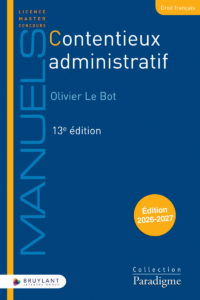 Couverture du livre : Contentieux administratif – 9782802777274 - sur www.promoculture.lu