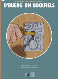 Couverture du livre : D’Buerg um Bockfiels – 9782879672823 - sur www.promoculture.lu