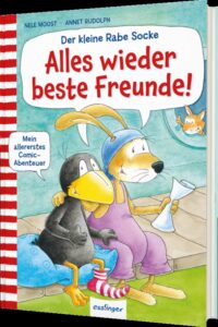 Couverture du livre : Der kleine Rabe Socke – Alles wieder beste Freunde! – 9783480241156 - sur www.promoculture.lu