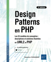 Couverture du livre : Design Patterns en PHP – 9782409054631 - sur www.promoculture.lu