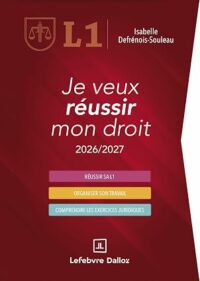 Couverture du livre : Je veux réussir mon droit – 9782247249442 - sur www.promoculture.lu