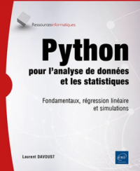 Couverture du livre : Python pour l’analyse de données et les statistiques – 9782409054877 - sur www.promoculture.lu