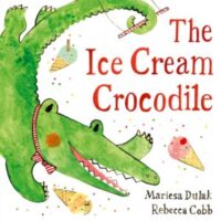 Couverture du livre : The Ice Cream Crocodile – 9780571368389 - sur www.promoculture.lu