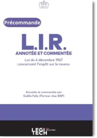 Couverture du livre : L.I.R. – Annotée et commentée – 9782919826841 - sur www.promoculture.lu