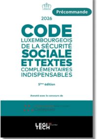 Couverture du livre : Code luxembourgeois de la sécurité sociale – 9782919826872 - sur www.promoculture.lu