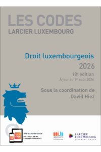 Couverture du livre : Droit luxembourgeois 2026 – 9782496750454 - sur www.promoculture.lu