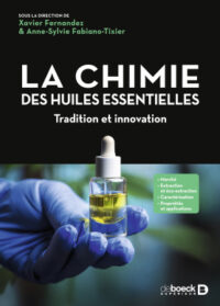 Couverture du livre : La chimie des huiles essentielles – 9782807372382 - sur www.promoculture.lu