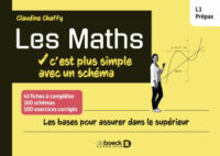 Couverture du livre : Les maths c’est plus simple avec un schéma – 9782807374553 - sur www.promoculture.lu