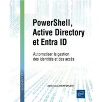 Couverture du livre : PowerShell, Active Directory et Entra ID – 9782409054952 - sur www.promoculture.lu